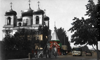 Воскресенский кафедральный собор и часовня Александра Невского на улице Костромской (Хлебозавод и часовня Александра Невского на улице Ленина)